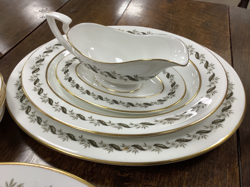 A Royal Worcester Bernina pattern dinner service for twelve